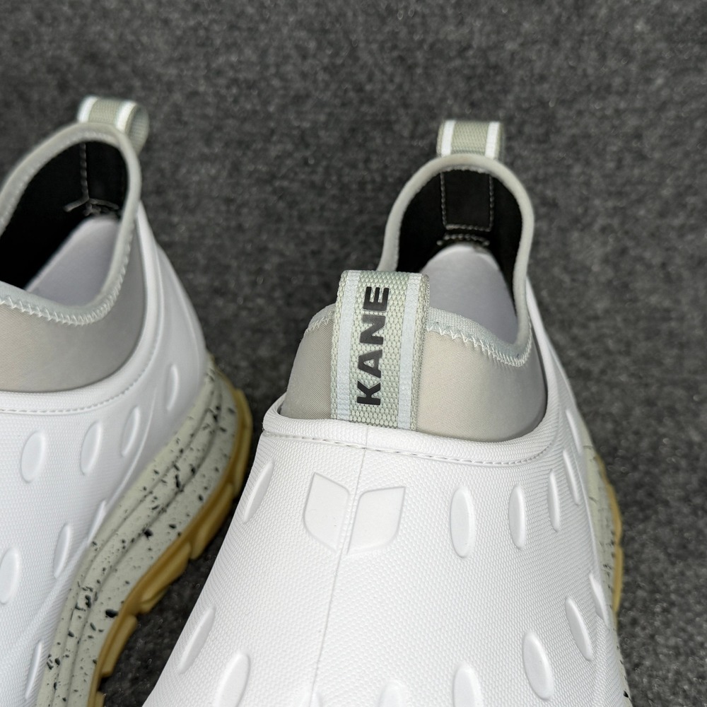 Kane Revive AC Shoes Men's 13 White Grey‎ Athletic Running Run Recovery Slip On - Picture 4 of 13